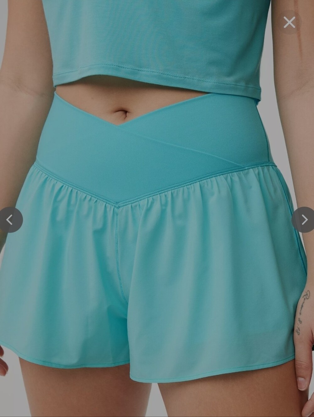 OFFLINE By Aerie Real Me Crossover Flowy Short med AS IS waist 12 L12 /15